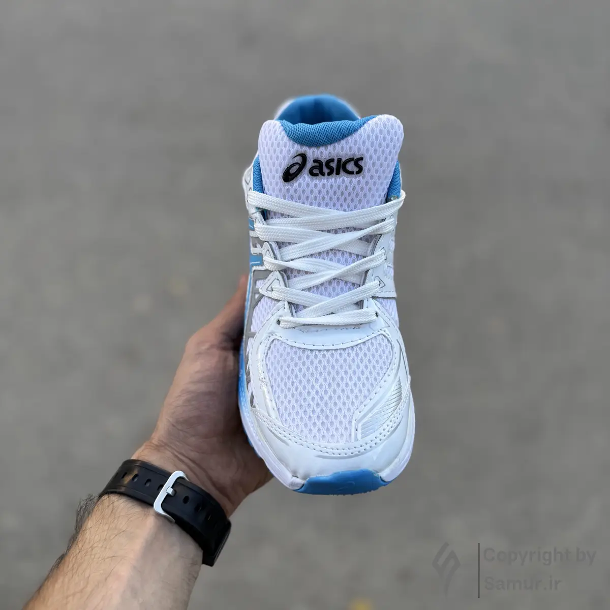 گالری تصاویر کتونی اسیکس کایانو 20 سفید آبی